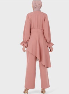 Belted Asymmetrical Hem Top & Pant set - pzsku/Z8AE95FF5FF46482A0000Z/45/_/1694834502/5f10c5ca-b95d-4ea8-85e3-c698407b6b88