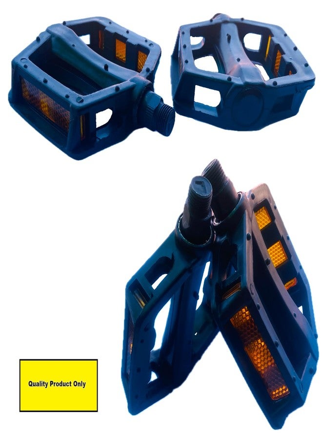 Wavva® ABS Plastic (PVC) Cycle Bicycle Pedal Set MTB Mountain Senior Ranger Bikes Free Size Good Design with Anti-Slip Pins. - Image 3