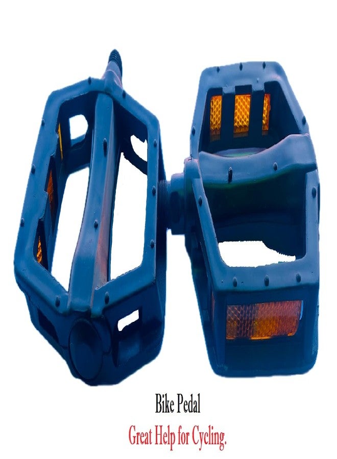 Wavva® ABS Plastic (PVC) Cycle Bicycle Pedal Set MTB Mountain Senior Ranger Bikes Free Size Good Design with Anti-Slip Pins. - Image 4