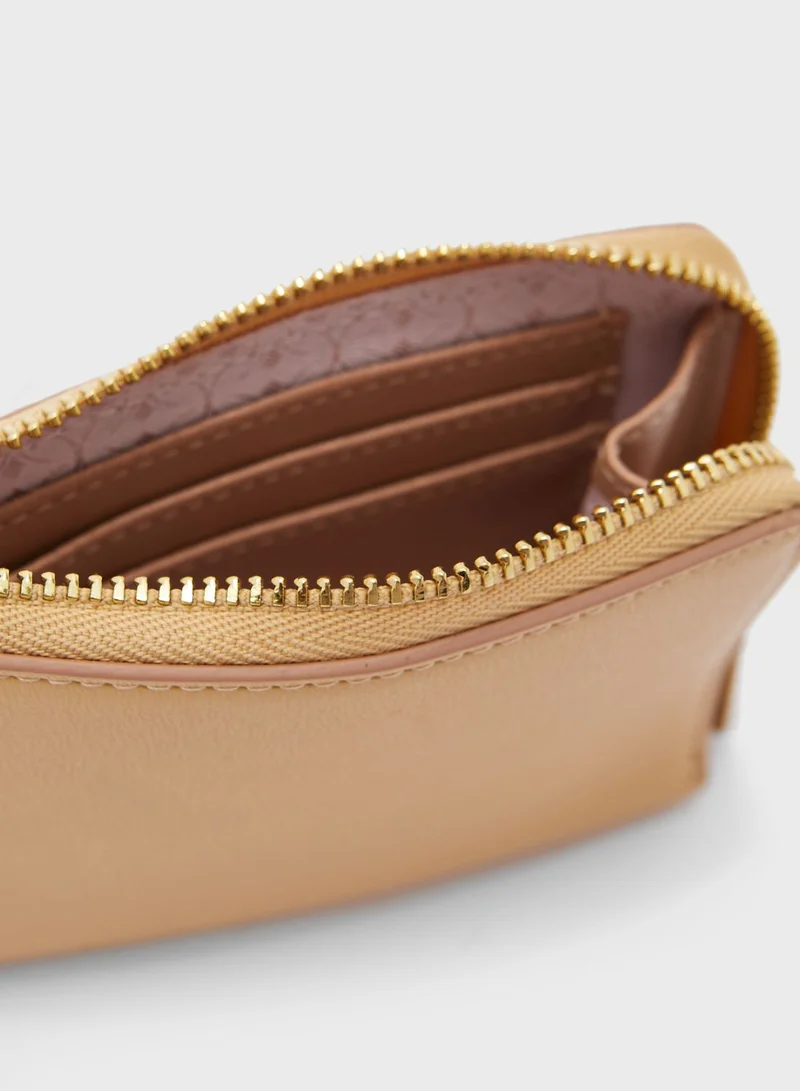 BCBGeneration Zip Through Card Holder
