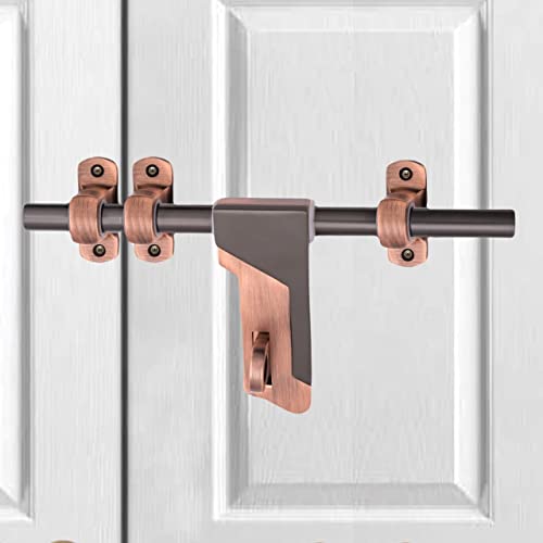 Atom 12 Inch Zinc Aldrop | Fancy Aldrop for Door Fittings Kit, Door Accessories | Copper Antique Finish (WZA008) - Image 1