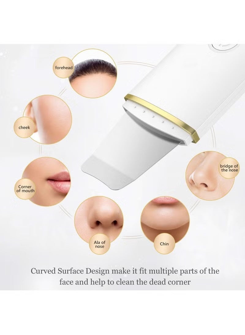 جونيس جهاز تنظيف البشرة بالموجات فوق الصوتية الاهتزاز ، ملعقة للوجه ، مزيل الرؤوس السوداء ، منظف للوجه ، مجرفة نظيفة ، تقشير ، شد الوجه - Image 2