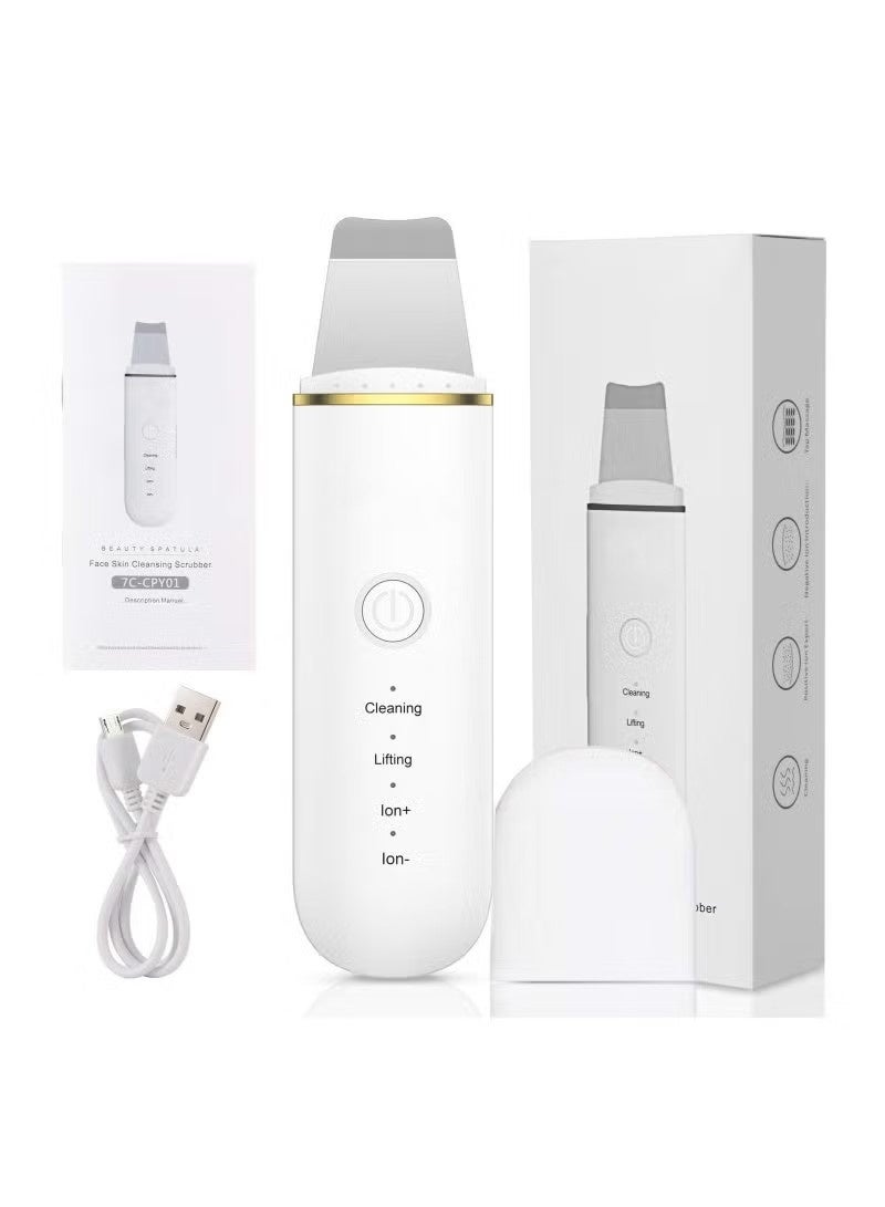 جونيس جهاز تنظيف البشرة بالموجات فوق الصوتية الاهتزاز ، ملعقة للوجه ، مزيل الرؤوس السوداء ، منظف للوجه ، مجرفة نظيفة ، تقشير ، شد الوجه - Image 1