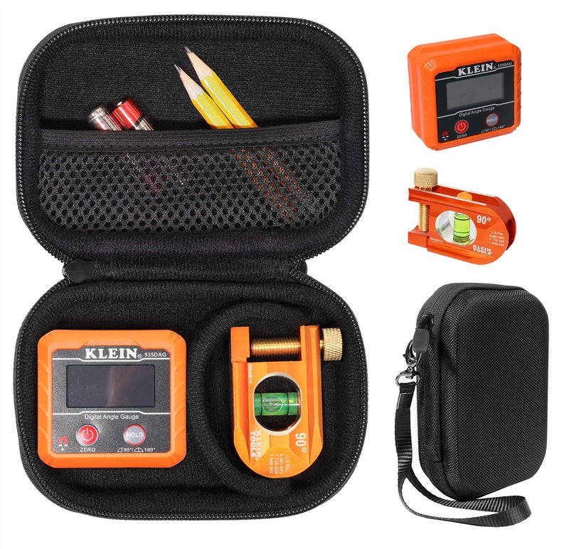 CaseSack Consolidation case for Klein Tools 935DAG Digital Electronic Level and Angle Gauge and 935AB1V ACCUBend Level