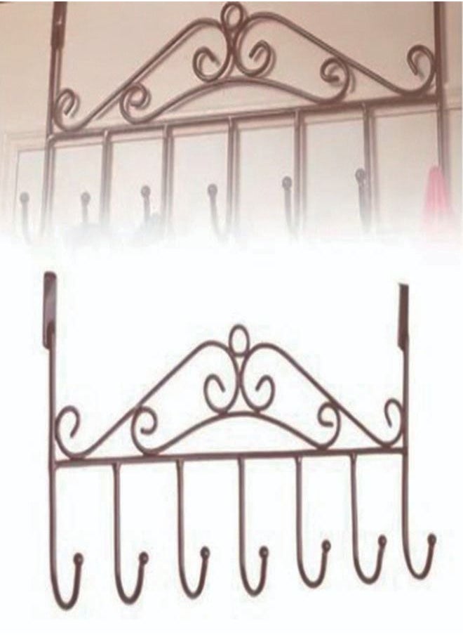 ZCM-HAPPY 2-Piece Bag Towel Coat Clothes Hat Over Door Hanger  - Image 4