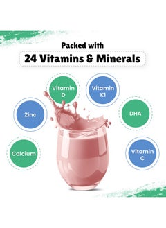 Little Joys Little Joys Nutrimix Nutrition Powder 350g | 2-6 Years | No Refined Sugar | Supports Healthy Growth & Boosts Immunity | With Ragi, Bajra, Almonds & Oats | Strawberry Flavour  - Image 4