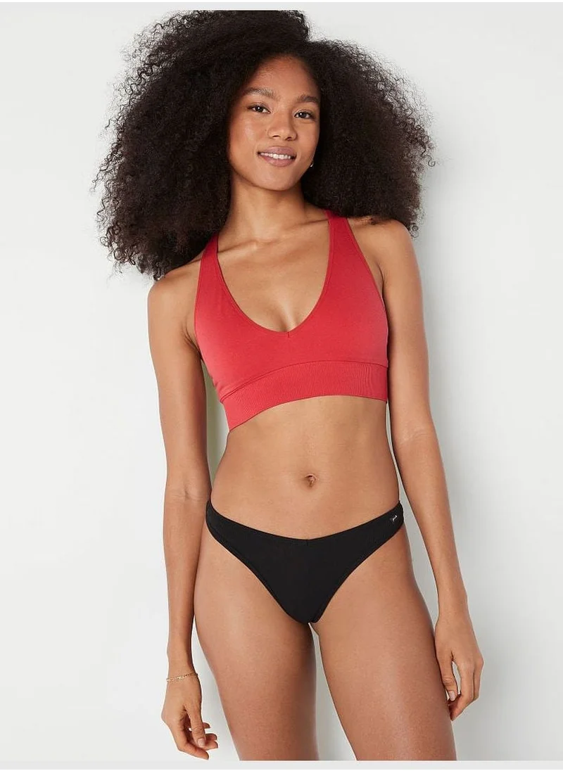PINK Seamless Plunge Bralette