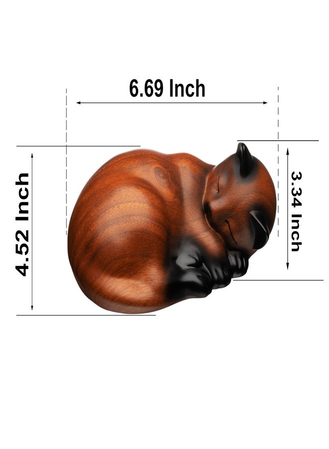 Kriss Art Pet Urns,Sleeping Resin Cremation Cat Urn, Cat Urns for Ashes, Small Animal Urn,Small Pet Urns - Image 3