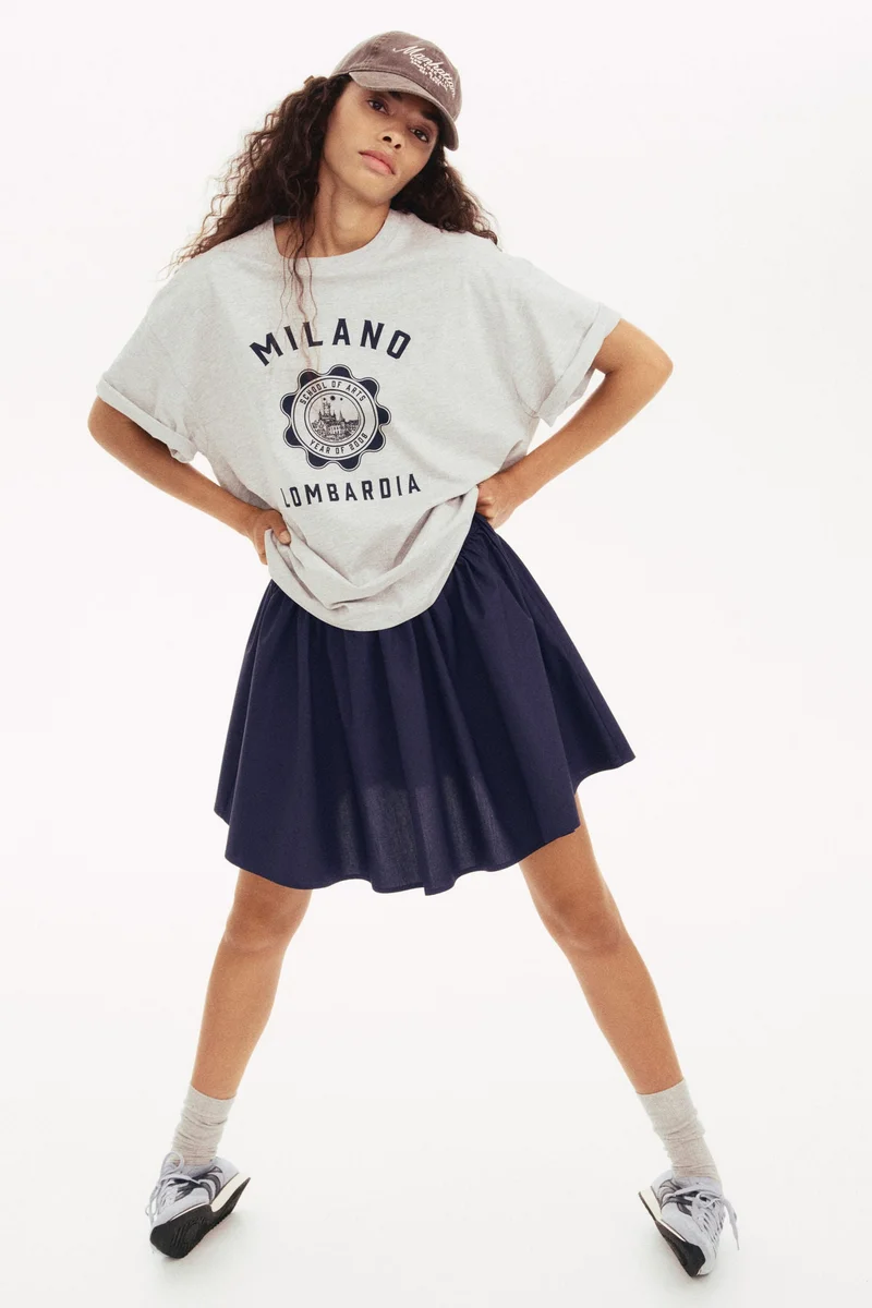 H&M Oversized printed T-shirt