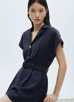 MANGO Belt Short Jumpsuit  - Image 3