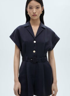 MANGO Belt Short Jumpsuit  - Image 5