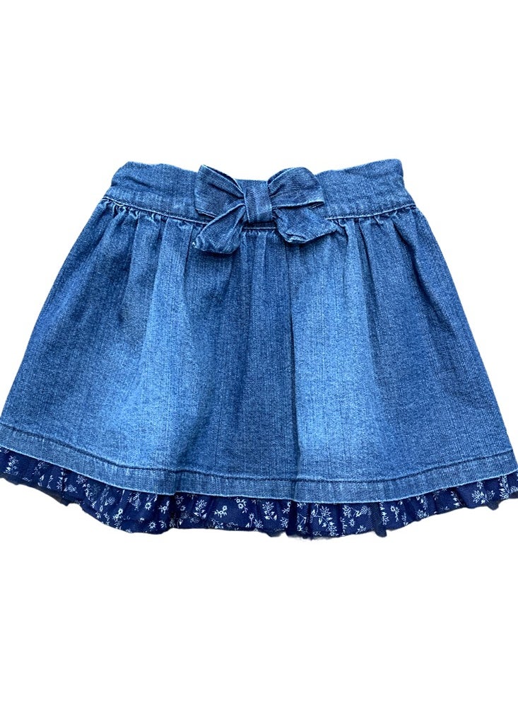 quokka - Baby Girl's Denim Skirt - Image 1