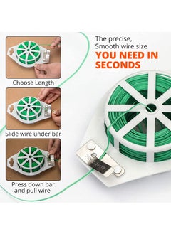 rhonnium Rhonnium Tying Thread 50 MTR Twist Tie Wire Spool with Cutter  - Image 2