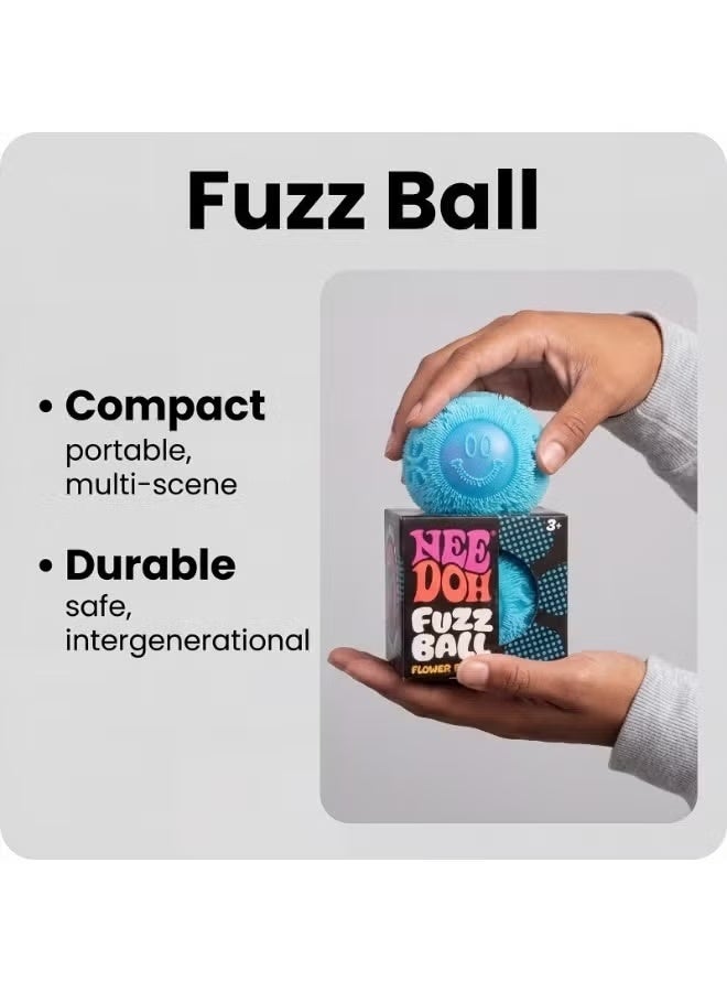 2-PACKS Fuzz Ball Squishy Smiley Toy | Velvet-Touch Sensory Fidget Ball for Stress Relief，Smiley Face Squeezing Toy, A Sensory Stress-relieving Toy for Children and Sdults - Image 3