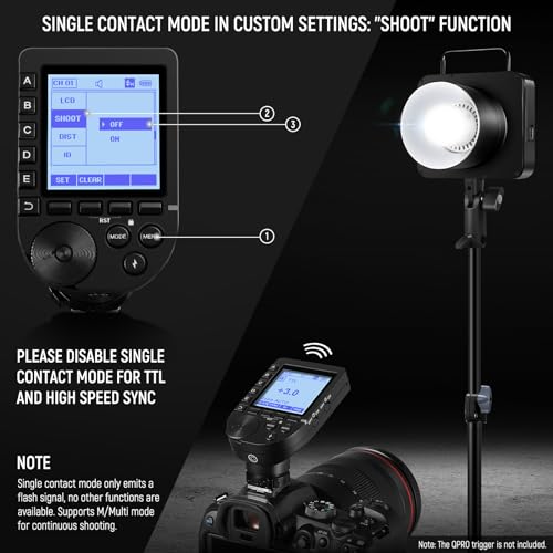 NEEWER Q4 400Ws 2.4G TTL Studio Flash (New Appearance), 1/8000s HSS/2800mAh Battery/30W Modeling Lamp/400 Full Power Flash Strobe Light Photography Monoluz with Bowens Mount - Image 4