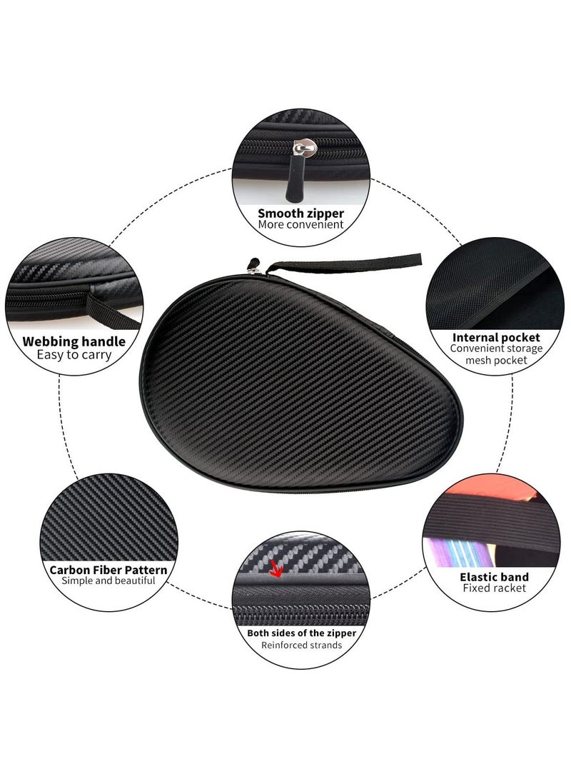 Nariele Ping Pong Paddle Case, Table Tennis Racket Pocket Cover Hard Shell Portable Storage Bag for Carry  Protect Drop-resistant and Durable - Image 4