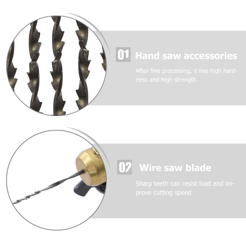12Pcs Mini U Shaped Spiral Scroll Saw Blades For Precision Woodworking And Crafts - Image 5