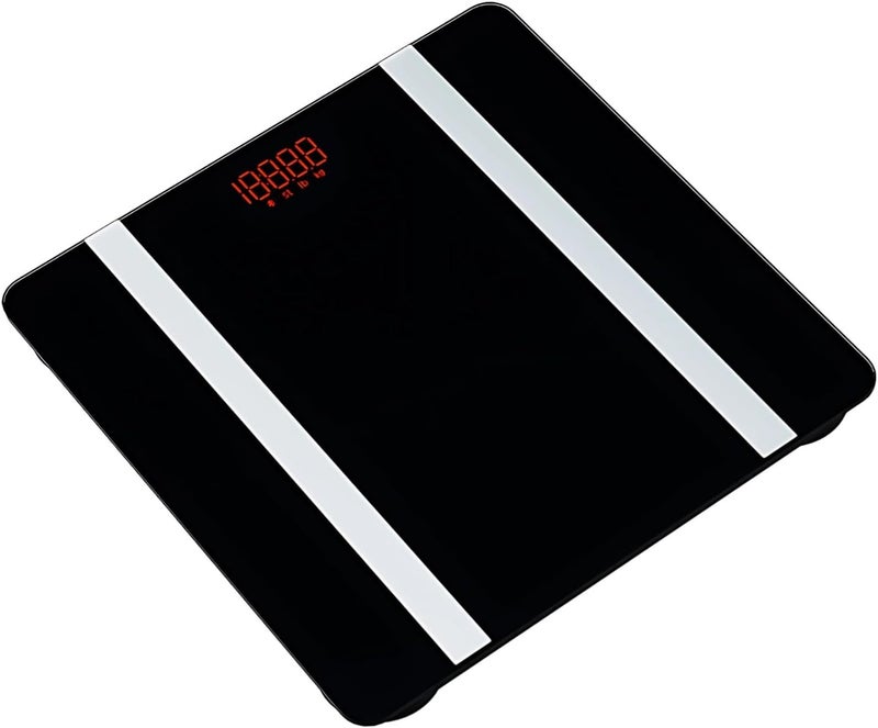 Professional Digital Smart Scale for Body Fat Analysis, 396 Lbs Capacity, 24 Data Points, Led Screen, Tempered Glass - Image 1