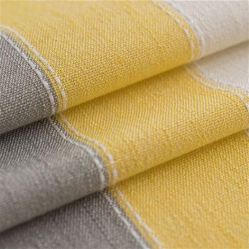 Utobanh Simple Bedside Table Tassel Cover Cloth, Suitable for Bedside Table TV Microwave Washing Machine Refrigerator Dust Cover (Yellow, 15.7 * 35.4 inches) - Image 5