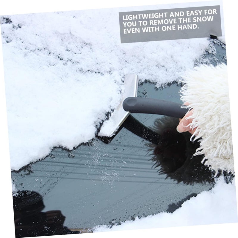 2pcs Stainless Steel Car Deicer and Snow Removal Shovel Hook for Easy Storage - Image 5