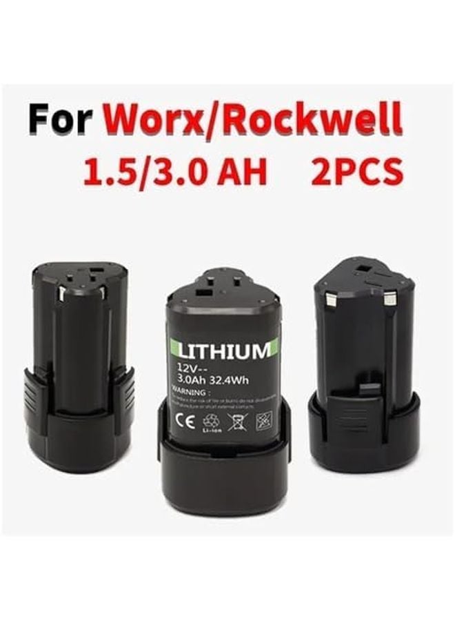 12V 3000mAh Li Ion Replacement Battery for Worx WA3553 WA3505 WX128 WX382 WX530 WX673 Power Tools - Image 3