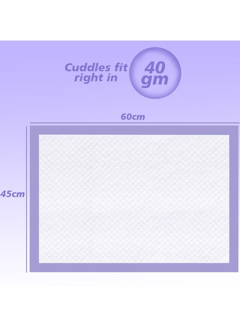 Disposable Changing pads (Pack Of 30) for Baby 60 cm X 45 cm Soft Ultra Absorbent Waterproof Diaper - Image 3
