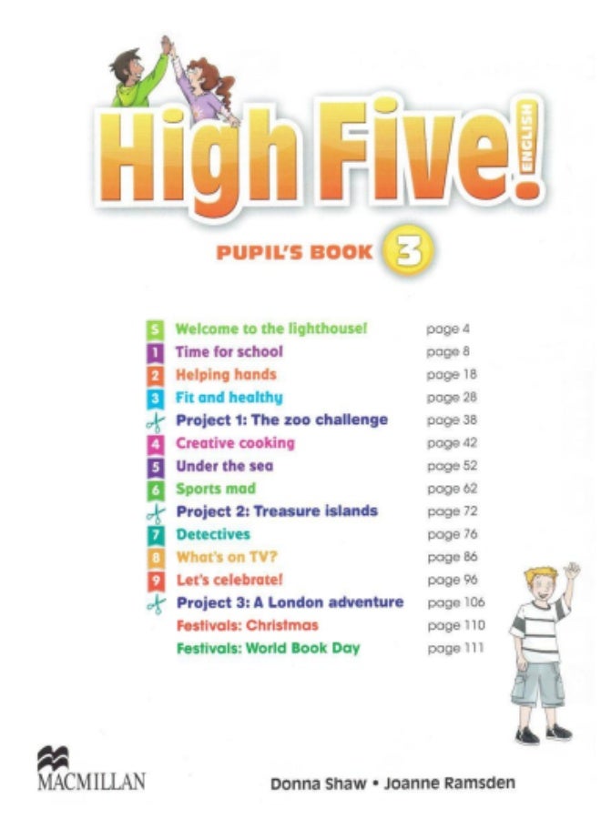 Macmillan New High Five - English Course for Primary Learners - level   3_pupils_book - Image 2