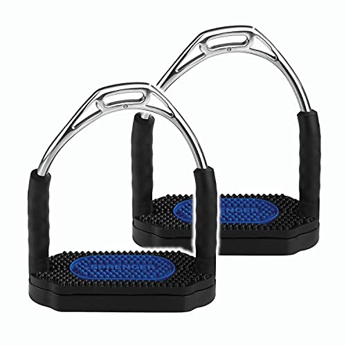 Herm Sprenger SPRENGER Bow Balance Safety Stirrups - 1 Pair, Stainless Steel, 12 cm (4 3/4 Inch) - Image 1