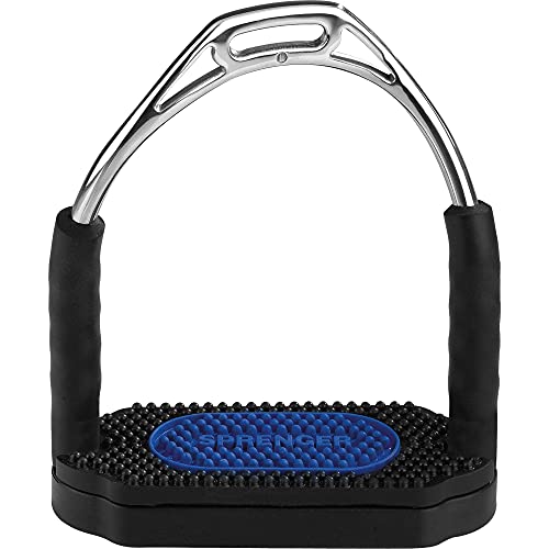 Herm Sprenger SPRENGER Bow Balance Safety Stirrups - 1 Pair, Stainless Steel, 12 cm (4 3/4 Inch) - Image 3