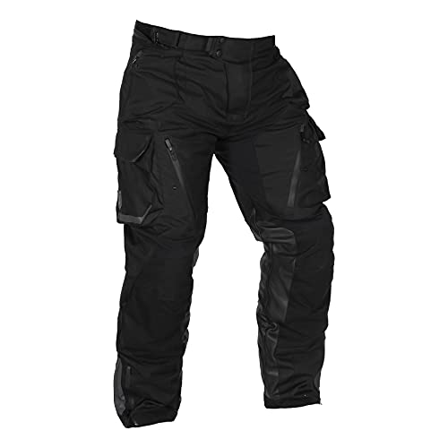 Tourmaster Trek Pants - Waterproof, Breathable Adventure Touring Motorcycle Riding Pants with CE-Approved Armor and Multiple Pockets for All-Weather Protection and Convenience Black - Image 4