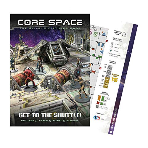 Battle Systems Core Space Get to The Shuttle Expansion CooperativeSolo SciFi Dungeon Crawler Board Game - Image 5
