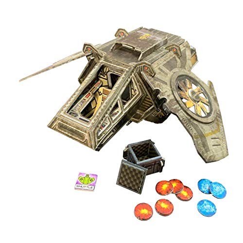 Battle Systems Core Space Get to The Shuttle Expansion CooperativeSolo SciFi Dungeon Crawler Board Game - Image 1