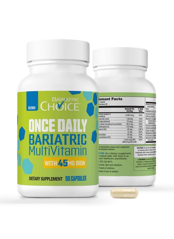 Bariatric Choice Once Daily Bariatric Multivitamin Capsule with 45 mg of Iron (90ct) - pzsku/Z8AEAA47C106B4358215BZ/45/_/1739864930/94446629-be4e-40ac-b144-bcb0a63d8b47