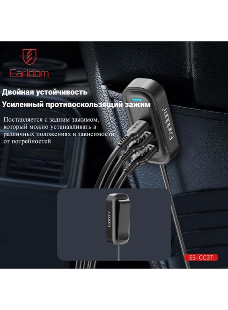 Earldom CC37 5-in-1 Car Charger – Versatile Charging for All Your Devices - Image 3