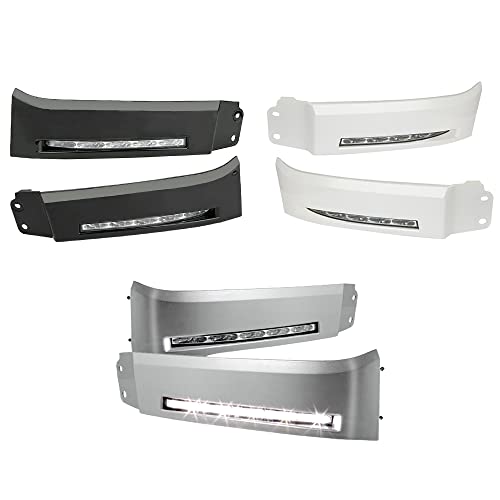 TOTMOX Daytime Running Lights Led Driving Fog Lights Lamps Replacement DRL Front Fog/Driving Lamp Compatible with Toyota 2007-2013 Tundra 2008-2013 Sequoia White - Image 2