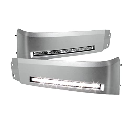 TOTMOX Daytime Running Lights Led Driving Fog Lights Lamps Replacement DRL Front Fog/Driving Lamp Compatible with Toyota 2007-2013 Tundra 2008-2013 Sequoia White - Image 3