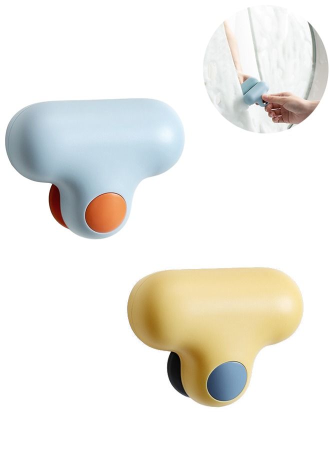 Ant أداة ممسحة مكونة من قطعتين، منظف زجاجي لتخزين جدار الشفط، أداة تنظيف الدش للأبواب الزجاجية للنوافذ - Image 1