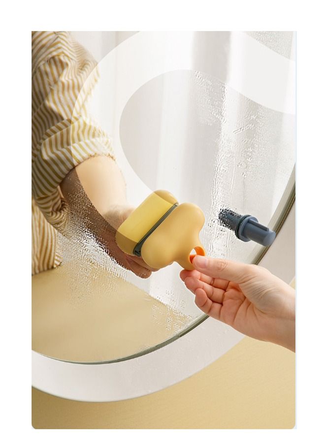 Ant أداة ممسحة مكونة من قطعتين، منظف زجاجي لتخزين جدار الشفط، أداة تنظيف الدش للأبواب الزجاجية للنوافذ - Image 5