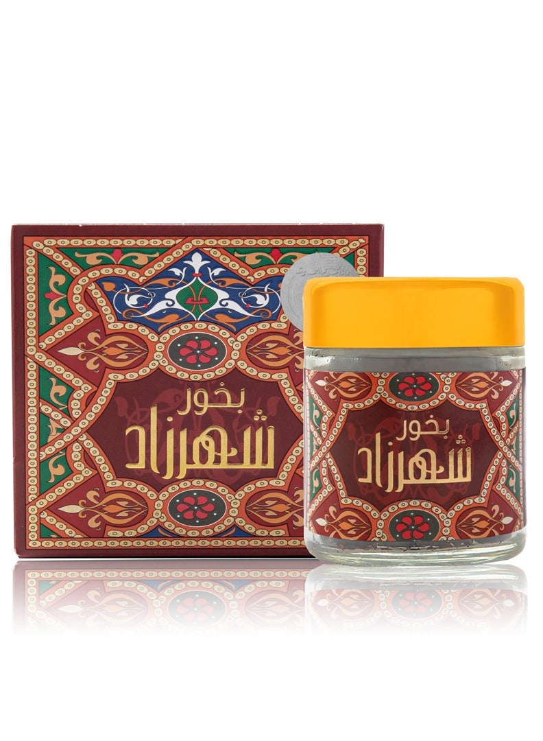 Banafa 6 Pieces Bakhoor Shahrazad Plus Coal Aljood 40 Tablets Free - Image 2