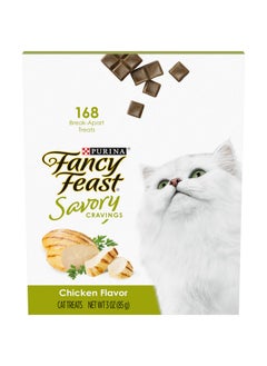 Fancy Feast Y Feast Limited Ingredient Cat Treats, Savory Cravings Chicken Flavor  3 Oz. Box  - Image 1