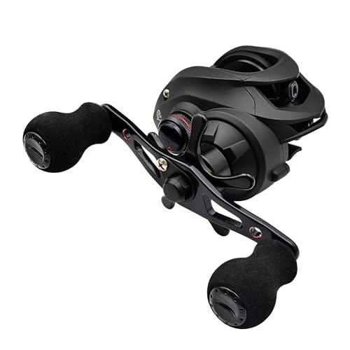 FISHDROPS Baitcaster Reels, 9+1BB, CNC Aluminum Spool, Magnetic Brake System Bait Caster Reel High Speed Gear Ratio 7.0:1 Ultra Smooth Low Profile Baitcasting Fishing Reel - Image 1