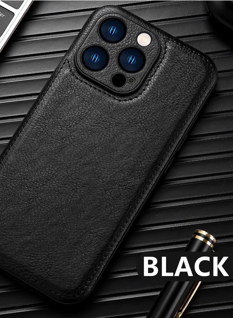 Suteni Back Cover Leather Camera Protective Mobile Phone Case for iPhone - Image 2
