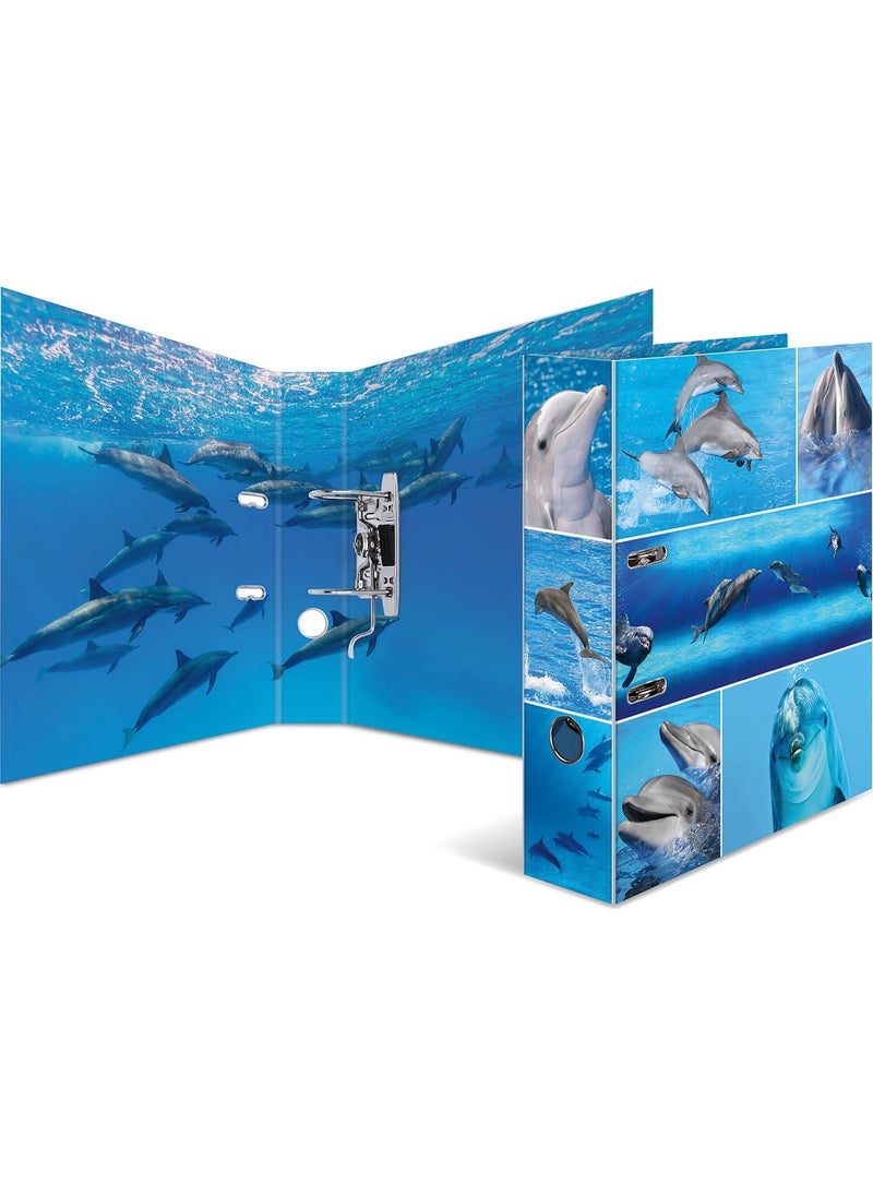 Herma A4 Folder with Dolphin Pattern  - Image 3