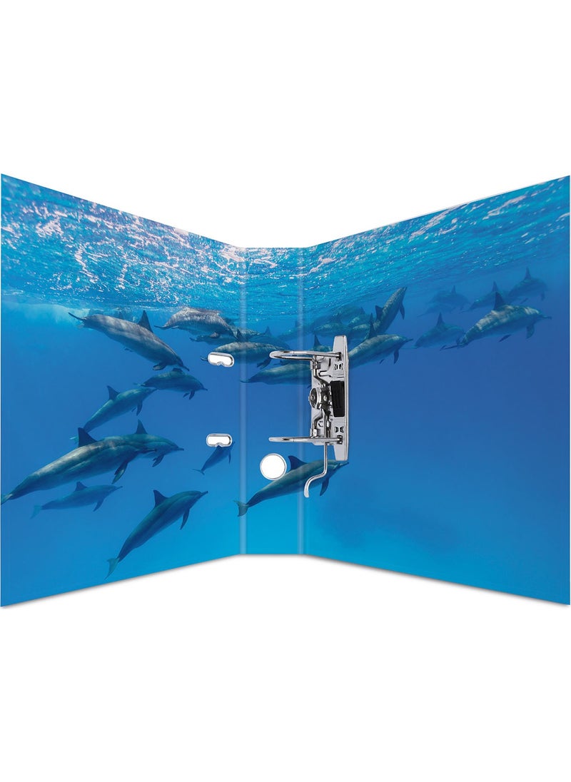 Herma A4 Folder with Dolphin Pattern  - Image 2