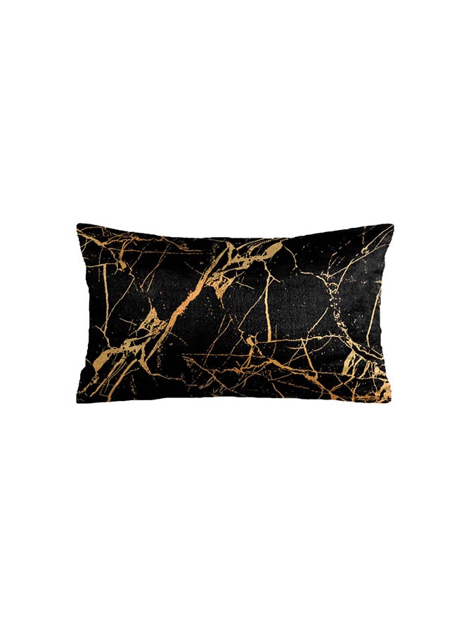 RIZARIES SuperSoft Black Yellow Gold Rectangle 
