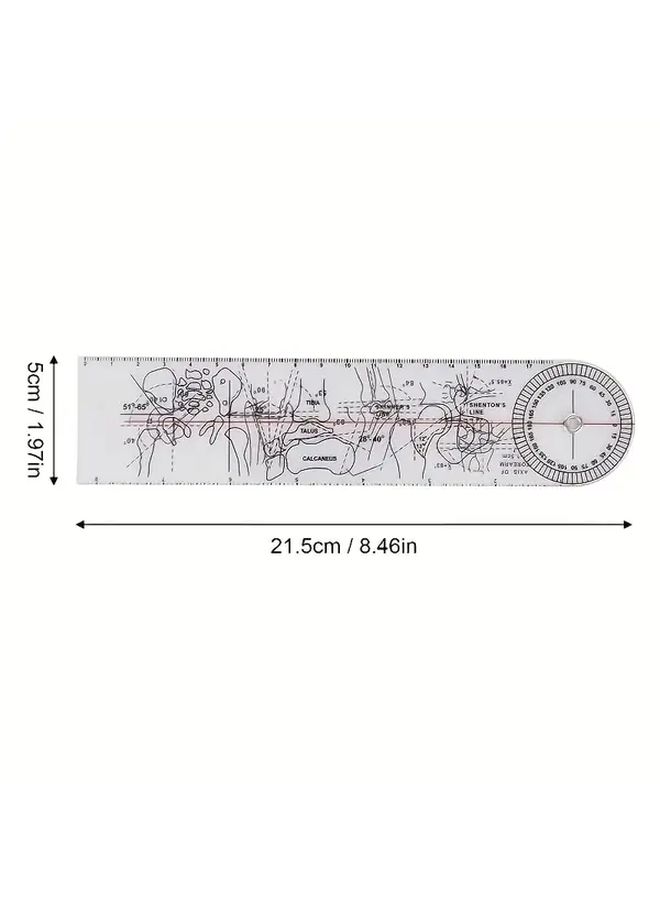 1pc 360 Degree Mechanical Goniometer Inclinometer Protractor 0 140 Angle Ruler Durable Plastic - Image 3