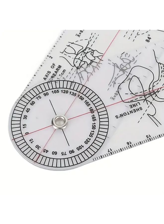 1pc 360 Degree Mechanical Goniometer Inclinometer Protractor 0 140 Angle Ruler Durable Plastic - Image 5
