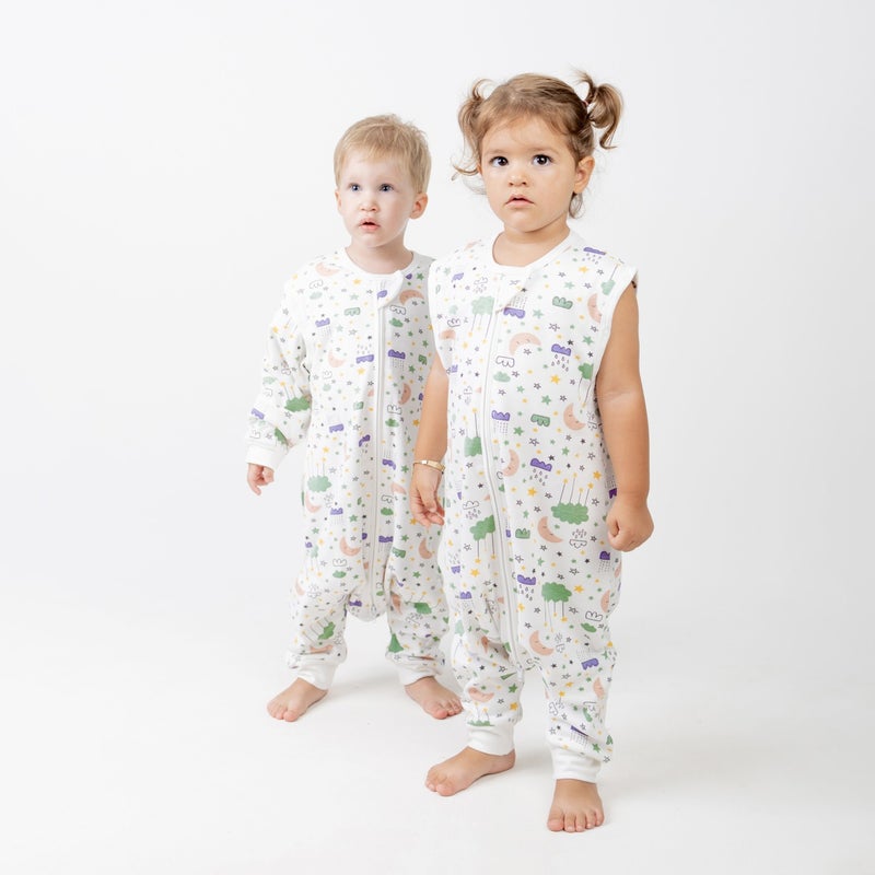Sarebaby Sare Baby Baby Sleeping Bag 100% Natural Cotton Double Layer Special Fabric Unisex 1.0 Tog - Image 1