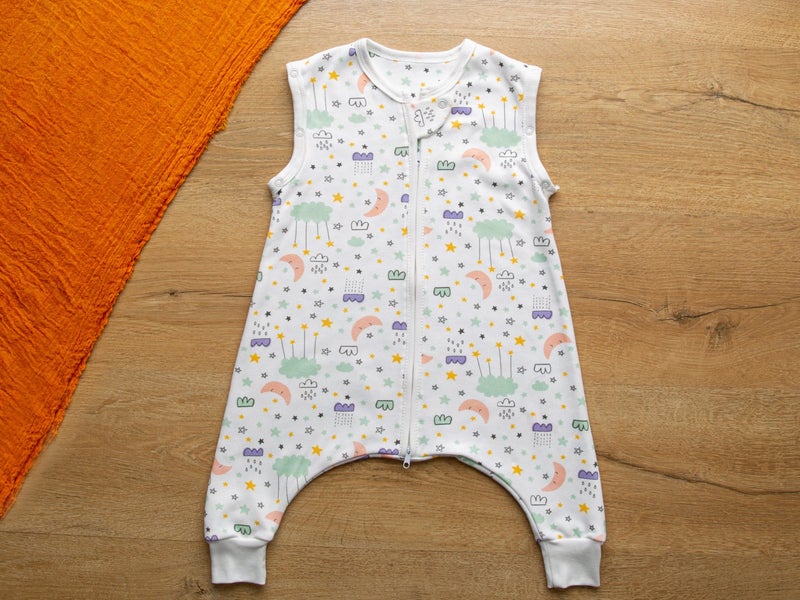 Sarebaby Sare Baby Baby Sleeping Bag 100% Natural Cotton Double Layer Special Fabric Unisex 1.0 Tog - Image 5