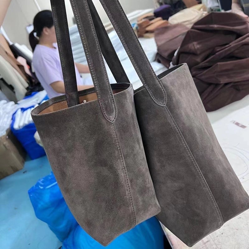 Tr Suede Bucket Bag/Large And Medium Size Small Size Park Tobe Daily Commuter Wear Wear Yyds - Image 4